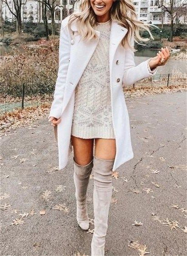 Trendy Winter Outfits To Make You Look Flawless; Winter Outfits; Outfits; Faux Fur Outfits; Winter Coat; Coat; Parka Jacket; Faux Fur Coat; Winter Jacket; Winter Sweater #winteroutfit #outfits #fauxfurcoat #wintercoat #winterjacket #parkajacket #leathercoat