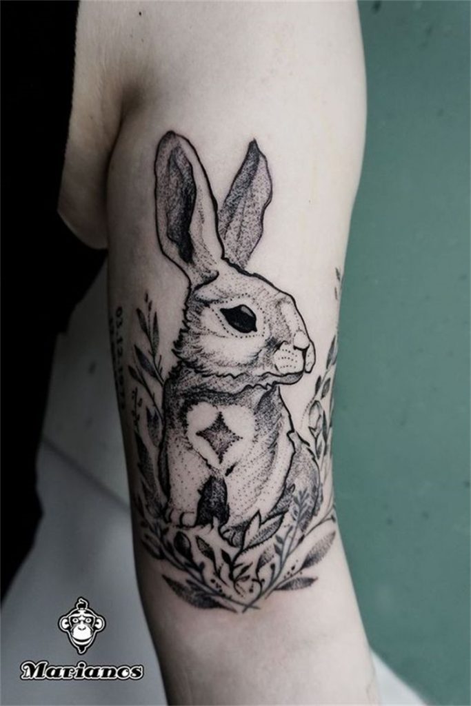 30 Cute And Stylish Rabbit Tattoo Designs To Copy Now - Women Fashion ...