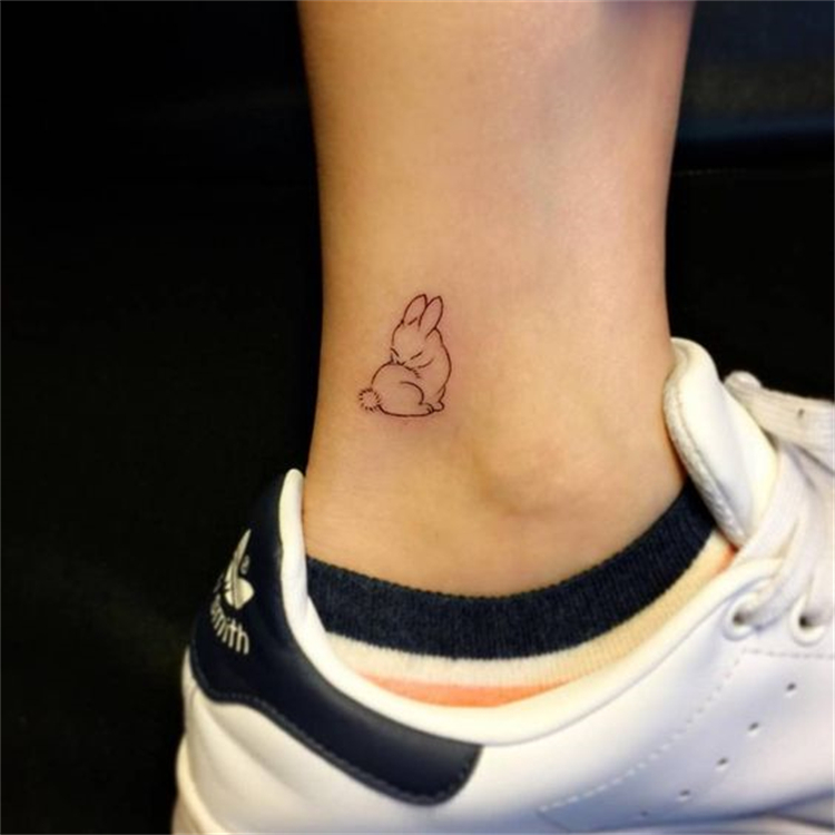 Cute And Stylish Rabbit Tattoo Designs To Copy Now; Rabbit Tattoo; Tattoo; Tattoo Design; Cute Tattoo; Unique Rabbit Tattoo; Ankle Rabbit Tattoo; Arm Rabbit Tattoo; #rabbit #rabbittattoo #tattoo #tattoodesign #anklerabbittattoo #armrabbittattoo #uniquerabbittattoo