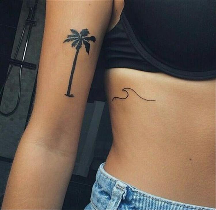 summer tattoo; wave tattoo; palm tattoo; sun tattoo; beach tattoo; summer vibe; tattoo; tattoo design; tattoo idea; #tattoo #tattoodesign #summertattoo #wavetattoo #beachwave #palmtattoo #suntattoo #beachtattoo #summervibe #tattooidea