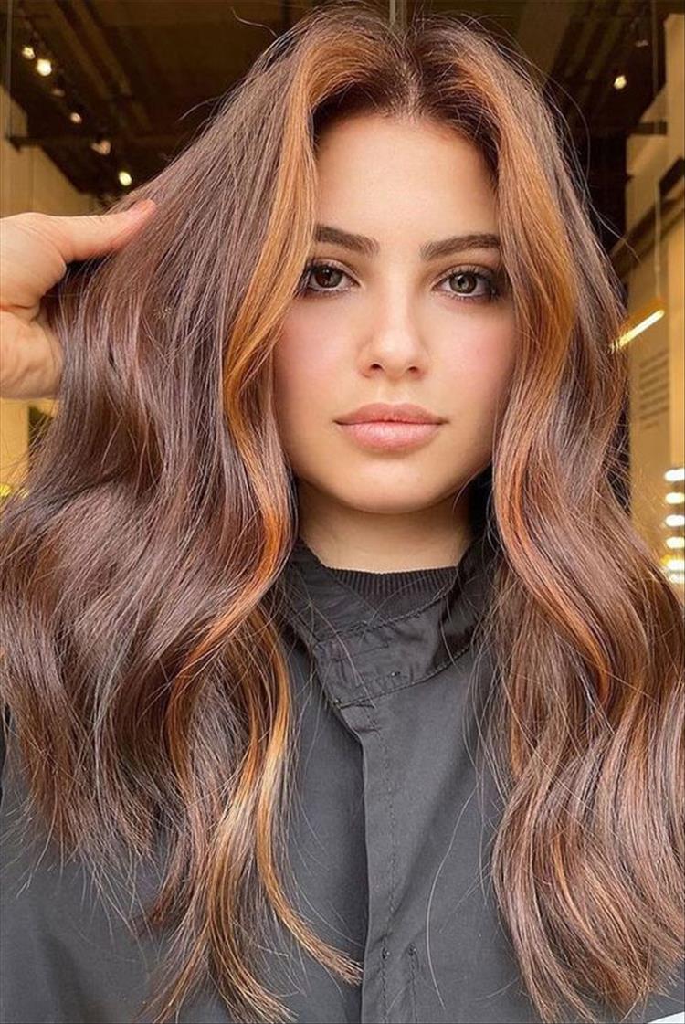 #hairstyle, balayage hair color, caramel hair color, fall hair color, hair, haircolor, pink hair color,#haircolor, hair color, ombre color, ombre hair, ombre hair color #fallhaircolor #autumnhaircolor